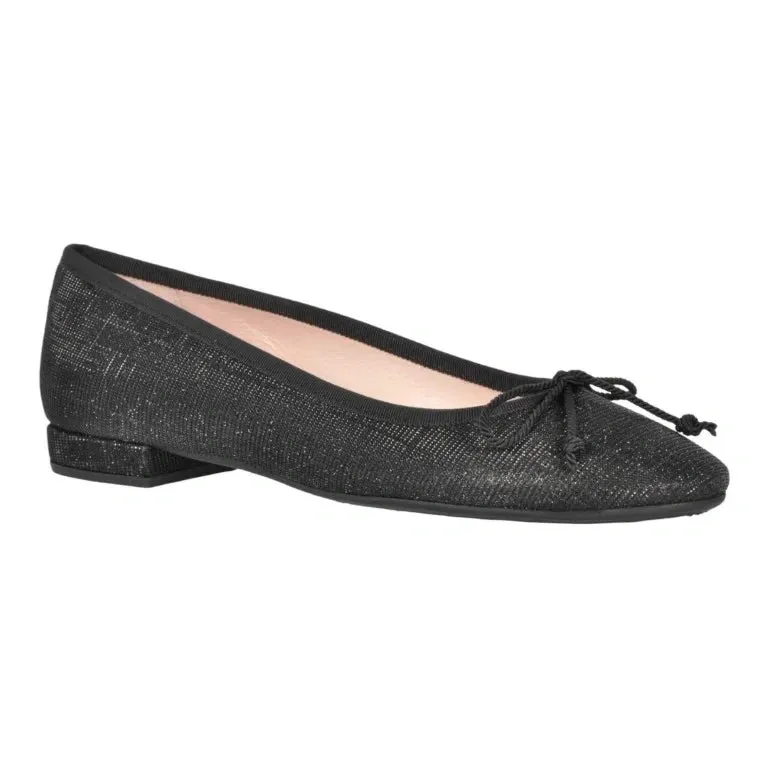 48754 - Black Glitzy Flats for Teen/Women by Pretty Ballerinas