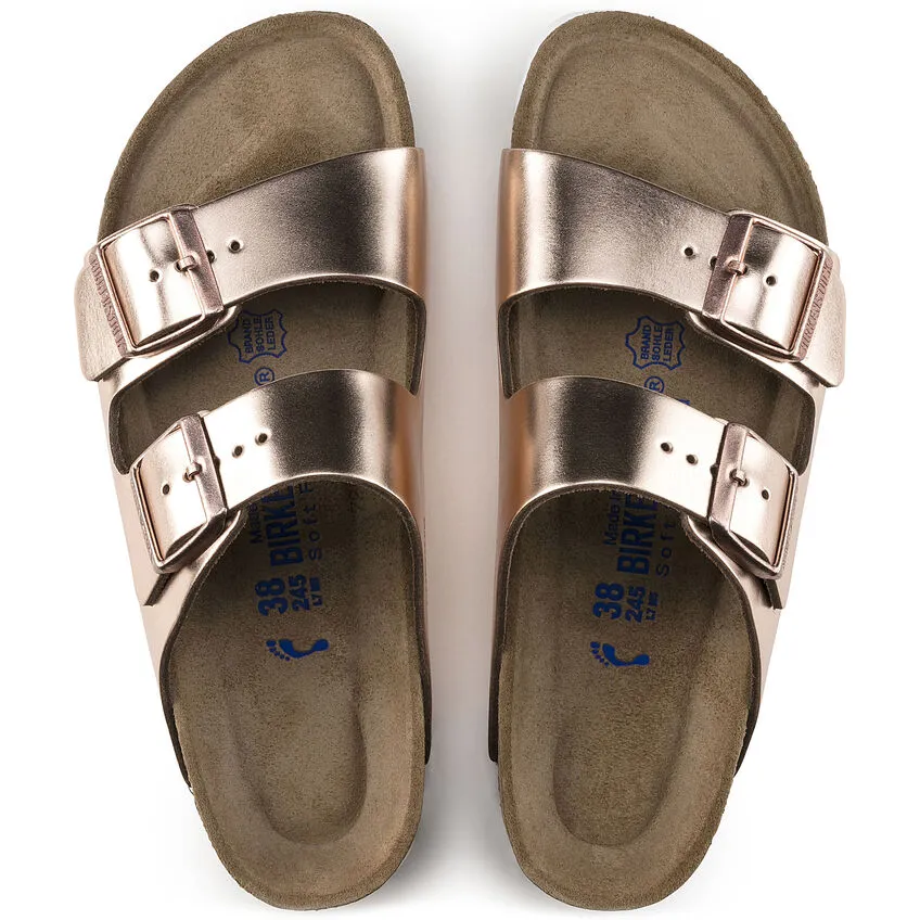 Birkenstock Arizona Soft Footbed - Copper Metallic 952091