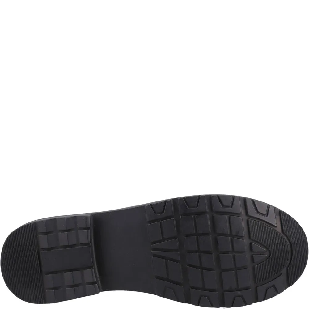 Black Brian Senior School Shoes