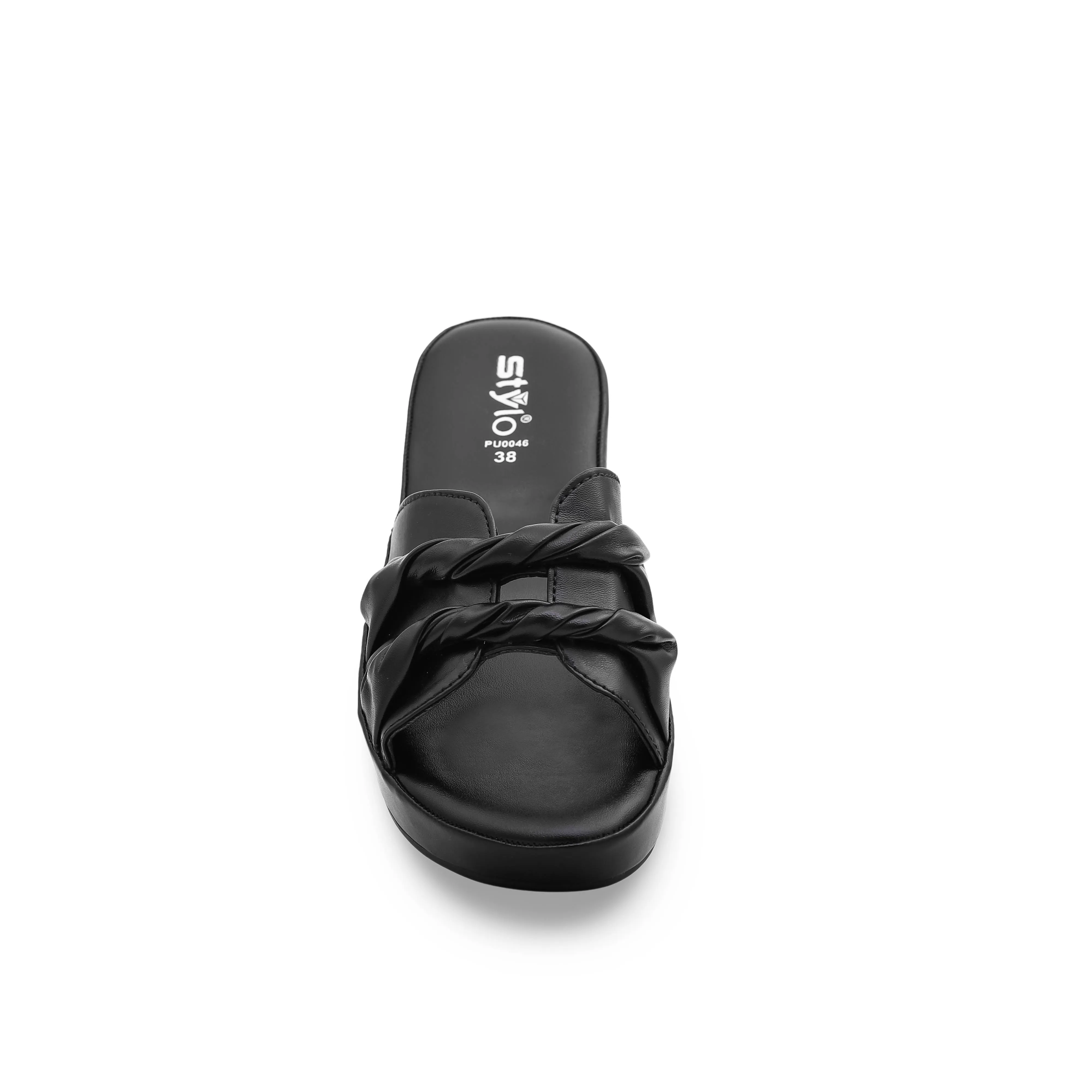 Black Formal Slipper PU0046