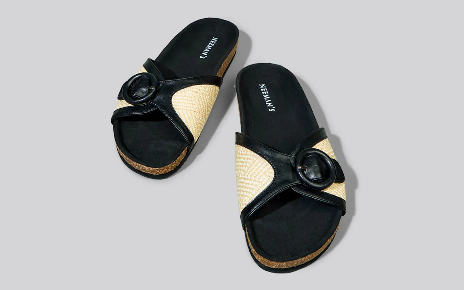 Boheme Chic Slides : Black