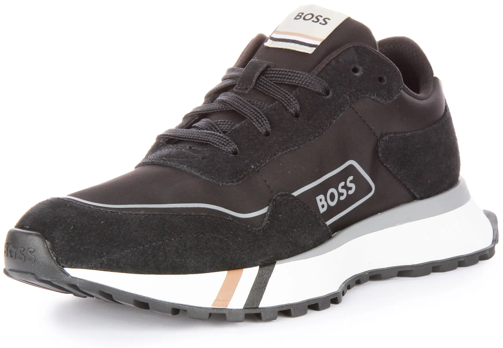 Boss Jonah Runner Sdtx In Black For Men