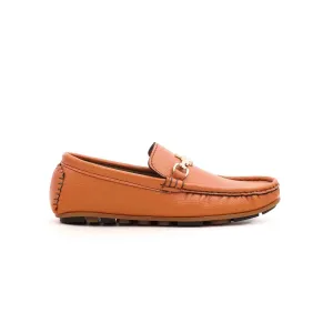 Boys Mustard Formal Moccasin KD0373