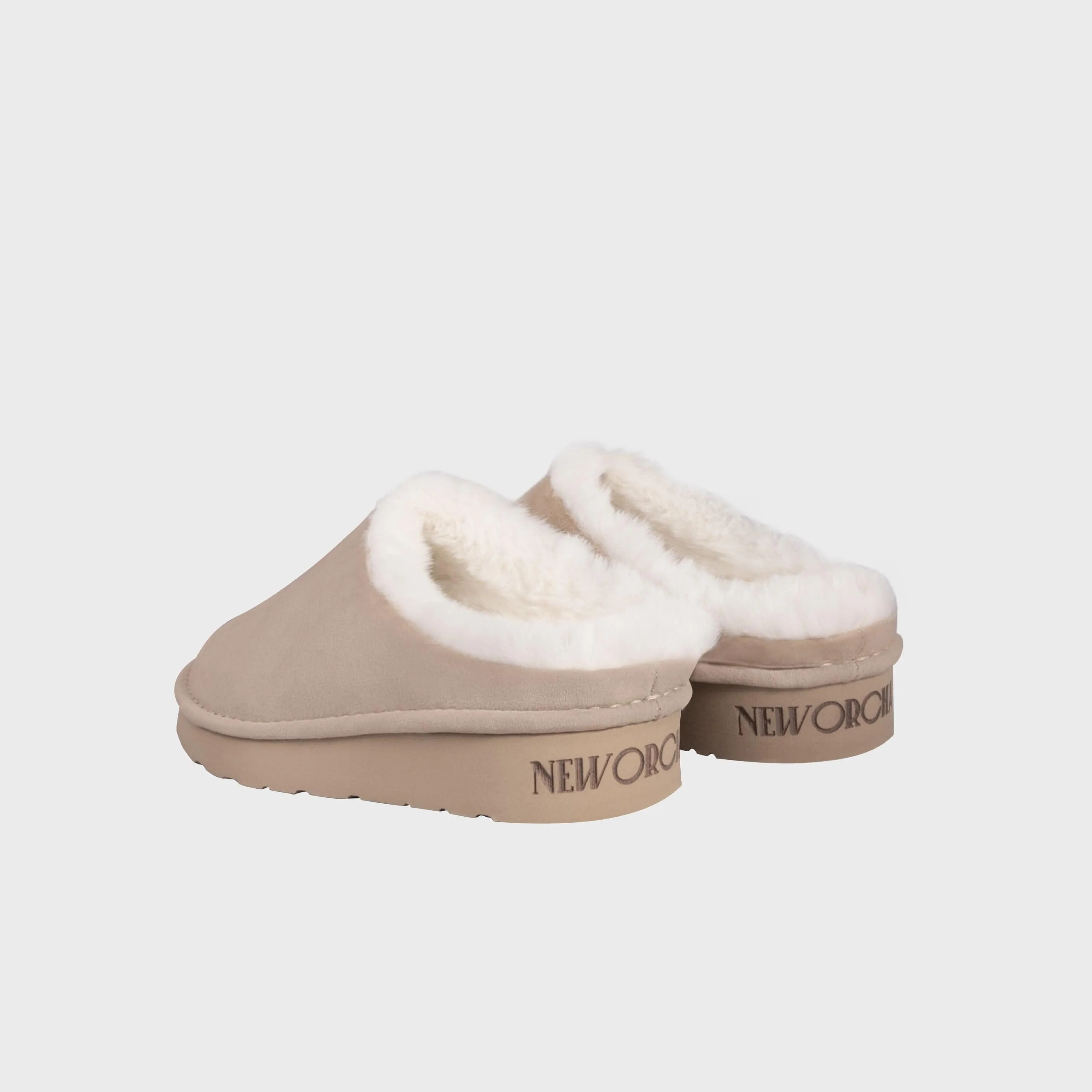 Classic Unisex Vegan Faux Fur Lined Slippers | Multiple Colours