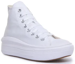 Converse 568498C CT All Star Hi Trainer In White Black For Women