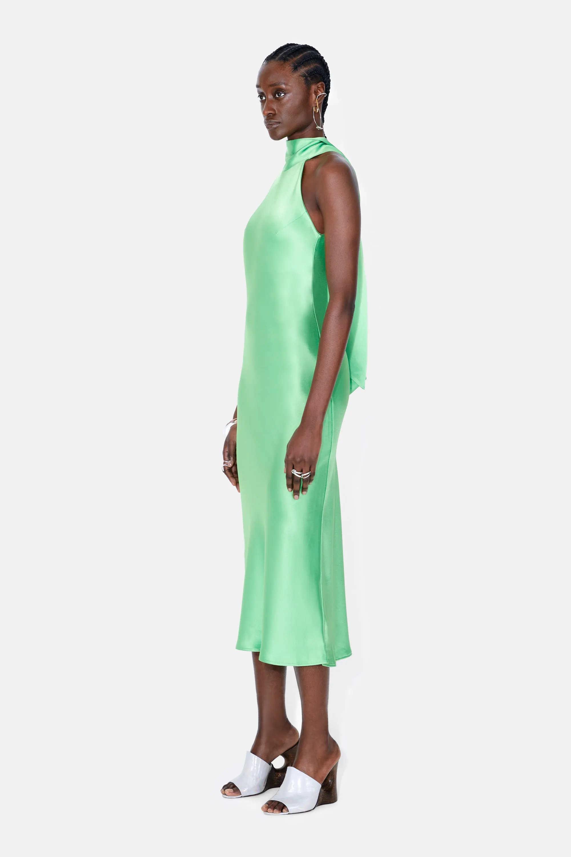 Cropped Sienna Dress - Paris Green