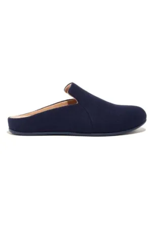 FitFlop Women's Chrissie II Haus Felt Slippers in Midnight Navy