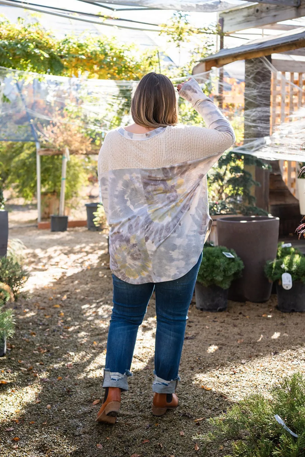 Happy to Be Here Tie Dye Top