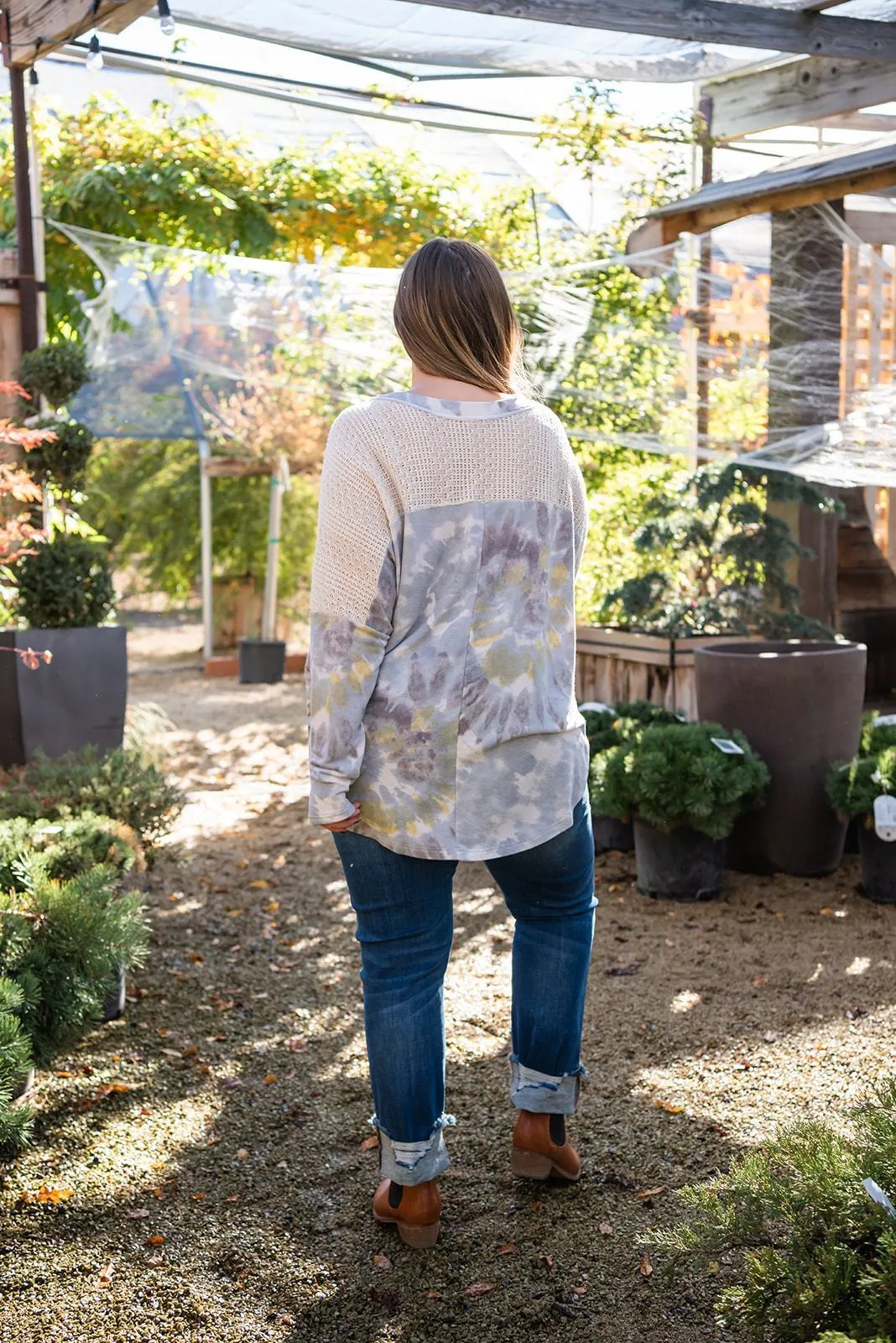 Happy to Be Here Tie Dye Top