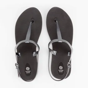 Journey T-Strap Sandal in Black Twilight