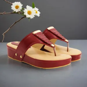 Maroon Formal Women Slippers