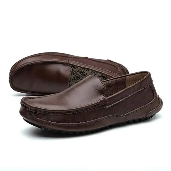 MEN'S SLIP-ON LEATHER LOAFERS 51327379