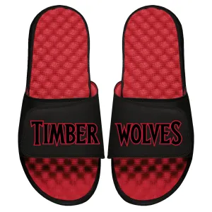 Minnesota Timberwolves Wordmark BRED Slides