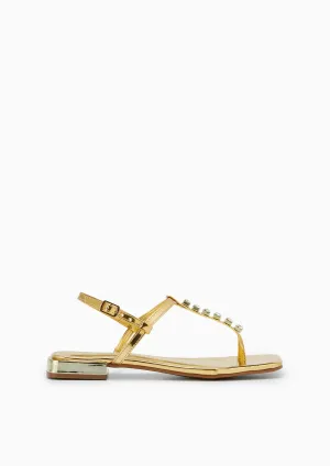 Montana Flat Slingbacks Gold