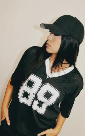 Oversized 89 Jersey Black