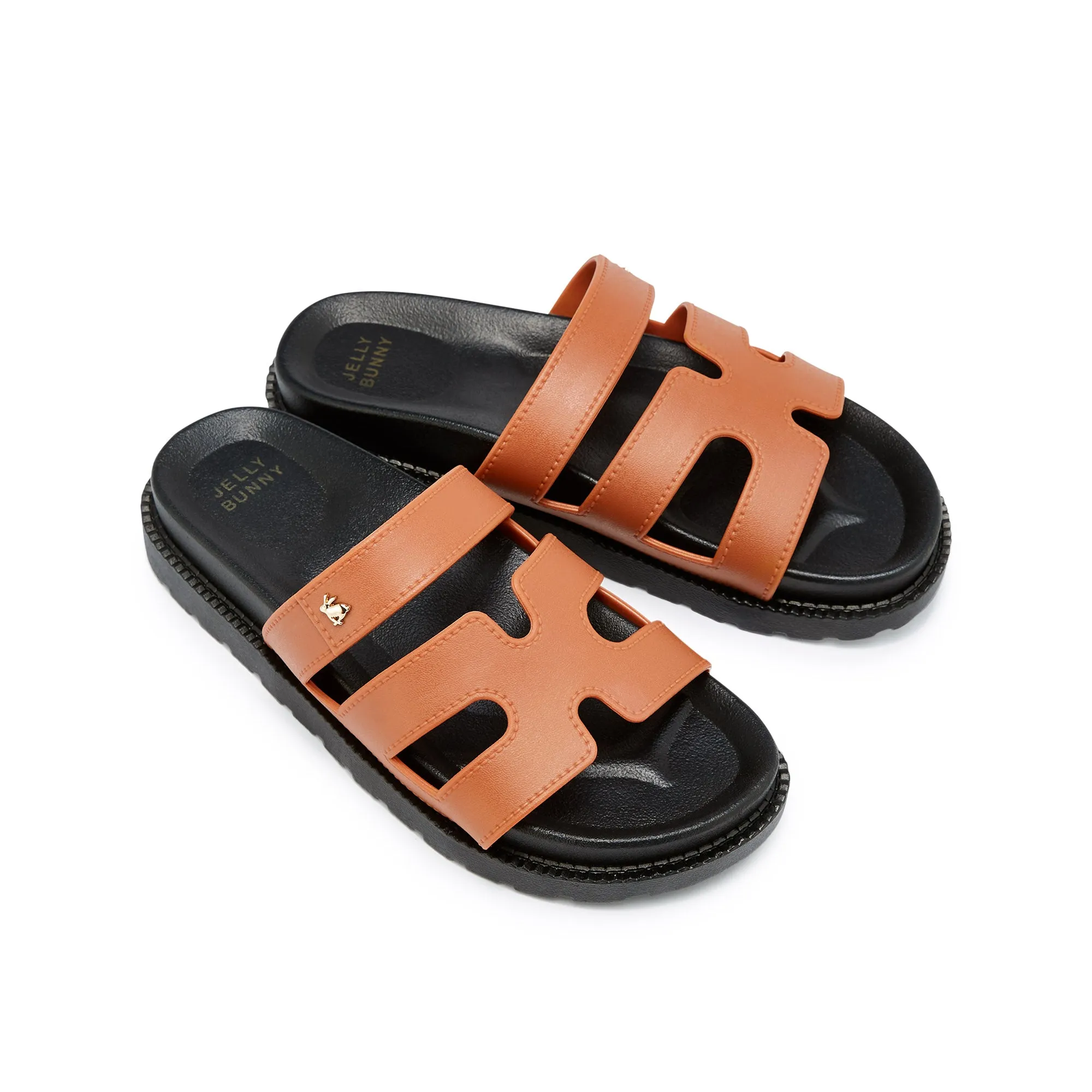 Sena Plain Sandals Brown