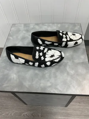 Shoes Flats By Chicos In Black & White, Size:7