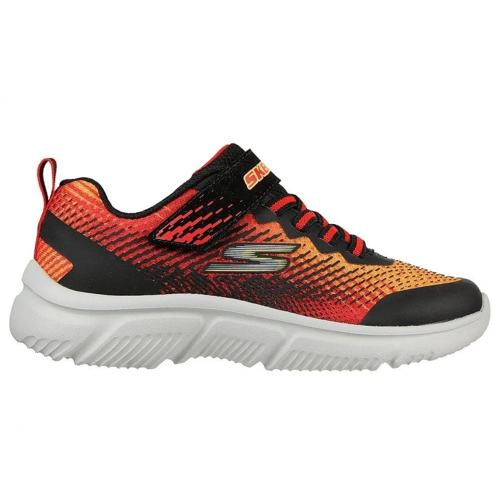 Skechers Boys Trainers Go Run 650 Norvo Black Red