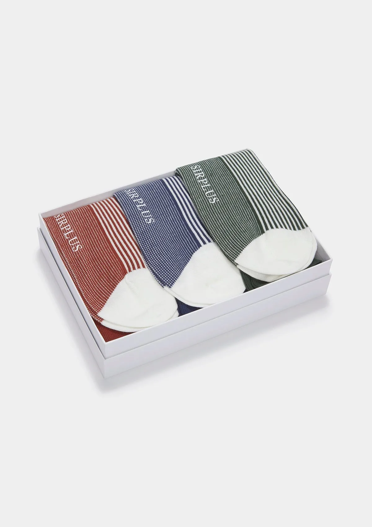 Striped Socks Gift Box