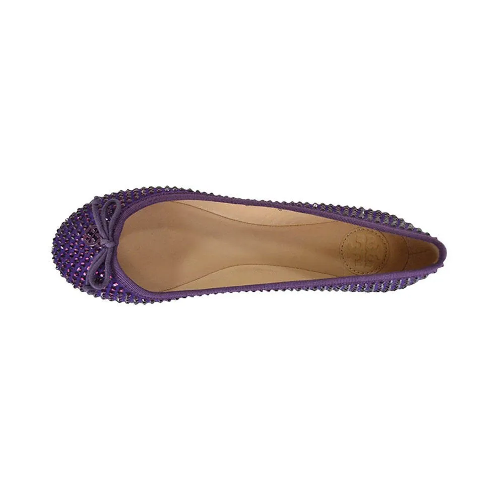 Tory Burch Chelsea Crystal Bling Ballet Soho Lux Flats